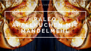 Paleo Apfelkuchen backen aus Mandelmehl und Chia, vegan, glutenfrei, laktosefrei by bowlsnbites.com